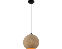 Chericoni Carpi Hanglamp - 1 lichts - Ø 25cm - Naturel Touw – Bohemian Sfeerverlichting
