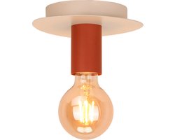 Chericoni Colorato Plafondlamp - 1 Lichts - Rood - IJzer & Metaal - Italiaans Design - Nederlandse Fabrikant.