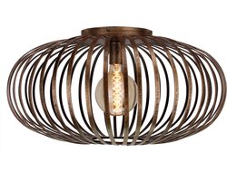 Chericoni Curvato Plafondlamp - 1 lichts - Ø 60cm - E27 - Brons - Italiaans Design - Nederlandse Fabrikant