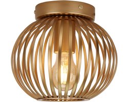 Chericoni Curvato plafondlamp - 1 lichts - Ø20 cm - Goud