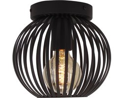Chericoni Curvato plafondlamp - 1 lichts - Ø20cm - E27 - zwart