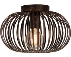 Chericoni Curvato Plafondlamp - 1-lichts - Ø30 cm - Brons - Metaal