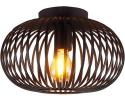 Chericoni Curvato Plafondlamp - 1 lichts - Ø30cm - E27 - Zwart