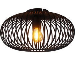 Chericoni Curvato Plafondlamp - 1 lichts - Ø40cm - E27 - Zwart