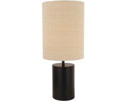 Chericoni Lagos Tafellamp - Ø18 cm - Zand, Zwart - Metaal, Wol