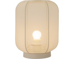 Chericoni Lecce Tafellamp – Ø22 cm – 1 Lichts – Nature – Cream/Beige – Japandi Stijl Tafellamp