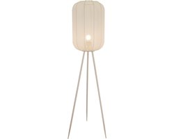 Chericoni Lecce Vloerlamp - Ø32 cm - 1 lichts - Nature – Cream/Beige – Japandi Stijl