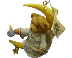 Cherised Teddies - 706663 - Angel Sitting On Moon