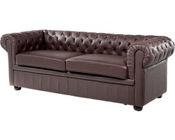 CHESTERFIELD - Chesterfield bank 2-zits - Donkerbruin - Leer