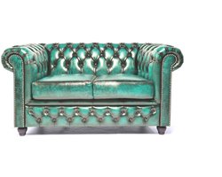 Chesterfield Eco Leather Line - Mint 2-zits
