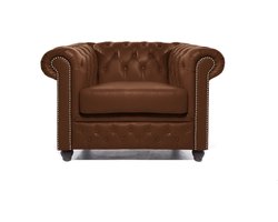 Chesterfield Eco Leather Line - New Brown 2 Tone 1-zits