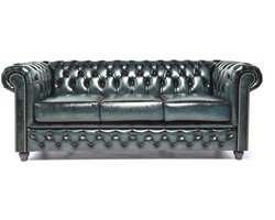 Chesterfield Eco Leather Line - Smokey Ice 3-zits