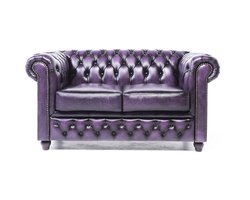 Chesterfield Eco Leather Line - Wash Off Purple 2-zits