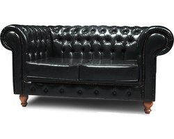Chesterfield No Leather | 2 zits bank My Chesterfield | NAL Antiek Groen