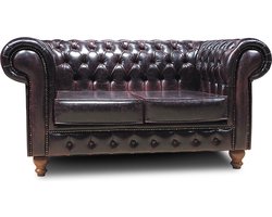 Chesterfield No Leather | 2 zits bank My Chesterfield | NAL Antiek Rood