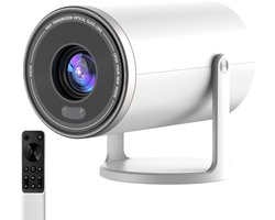 Chesto Mini Beamer Full HD Android 12.0 – 7.000 Lumen – Elektrische focus – Compact & Lichtgewicht – WiFi 6 - Bluetooth 5.4 - Streamen vanaf je telefoon met wifi