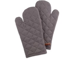 CH&F Ovenwant 2 stuks | Richmond Graphite | Ovenwant Grijs | 18x33cm