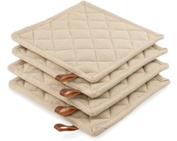 CH&F Pannenlap 4 stuks | Richmond Canyon | Pannenlap Beige | 20x20cm