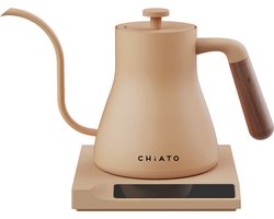 CHiATO flowPLAY Gooseneck Elektrische waterkoker, 0,6 l - Beige