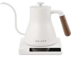 CHiATO flowPLAY Gooseneck Elektrische waterkoker, 0,6 l - Wit