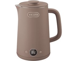 CHiATO heatPLAY Groove elektrische waterkoker, 1,7 l – bruin
