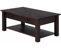 Chicago|Salontafel met 1 plank, 1 lade Massief grenenhout in Havana