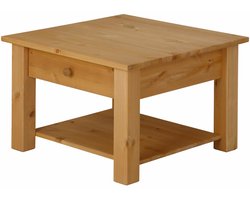 Chicago|Salontafel met 1 Schap in Grenen Natuur