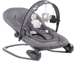 Chicco Relax Hoopla - Wipstoel baby - Met babygym speelboog - Comfortabel - Moon Grey