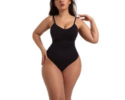 ChicShape® Shapewear Bodysuit Dames - String – Zwart (Maat XXL)