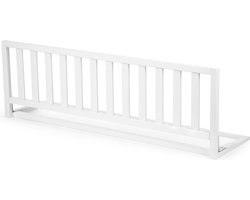Childhome Bedhekje - Veiligheid voor Peuters - Bedhek Hout - Wit - 120 cm