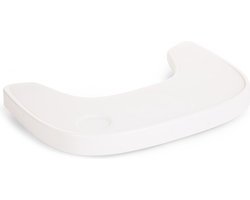 Childhome Evolu - Eettablet Kinderstoel - Tafel - Incl Siliconen Placemat - Wit