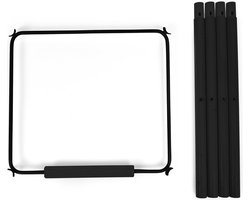 Childhome Evolu - Extra Set Lange Poten + Voetsteun - Beuken Hout - Zwart