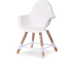 Childhome Evolu Kinderstoel - Verstelbaar In Hoogte - Met 5-Punts Veiligheidsgordel - Van 6m tot 6j - 56x56x92cm