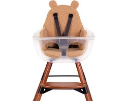 Childhome Evolu Stoelverkleiner - Stoelverhoger voor kinderen - Kussen voor kinderstoel - Teddy Bruin - 58 x 65 x 2.5 cm
