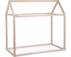 Childhome huisbed - Beukenhout - Bedhuisje - Naturel - 148 x 78 x 138 cm