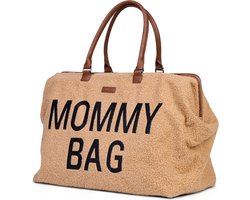 Childhome - Mommy Bag® Verzorgingstas - Teddy Bruin - Superzacht & Ruime Luiertas - 55 x 30 x 40 cm
