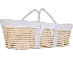Childhome - Moses mand - Verschoonmand - Met handvaten - Bekleding Wit