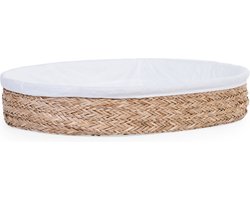 Childhome Moses verzorgingsmand inclusief matras 70x50cm - Zeegras