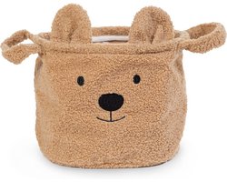 Childhome Opbergmand Teddy - Zachte Stof & Schattig Design - Bruin - 25x20x20 cm