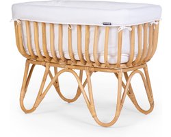 Childhome Rattan wieg - Incl. Omrander en matras - Geschikt voor baby's tot 9kg - 90x50x70cm
