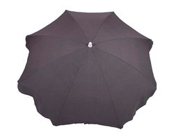 Chillvert Gandia Aluminium Inklapbare Parasol 200 Cm Zwart