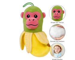 Chimpanzini Bananini Brainrot Aap Banaan Knuffel - Pluche Speelgoed 22 cm - TikTok Plush Toy - Zachte Knuffel Ballerina Capucina Bombardiro Crocodilo Boneca Ambalabu Tung Tung Sahur Tralalero Tralala