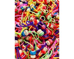 Chinese Gelukspoppetjes - geluksbrenger - hout - 50 stuks