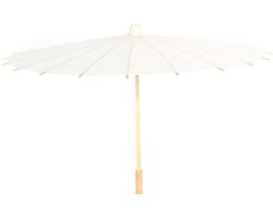 Chinese klassieke papieren parasol voor bruiloftsdecoratie en podiumoptredens - 59 cm diameter, handgemaakt en uniek