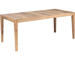 CHIOGGIA - Tuintafel - Lichtbruin - 180 x 90 cm - Acaciahout
