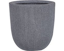 CHIOS - Plantenbak - Grijs - 44 cm - Polyresin