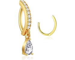 Chique Goudkleurige Navelpiercing voor een Stijlvolle Look