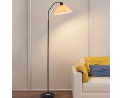 CHIWIN Vloerlamp - Staande Lamp - 3 Kleurtemperaturen - E27 Fitting - Slaapkamer Woonkamer - Kantoor - 47x22x149 cm - Incl. 12W Adapter