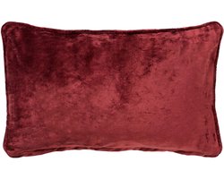CHLOE | sierkussen 30x50 cm | Merlot | rood | Hoii | met duurzame kussenvulling
