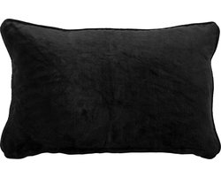 CHLOE | sierkussen 30x50 cm | Raven | zwart | Hoii | met duurzame kussenvulling